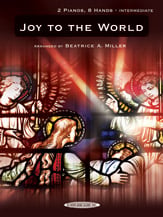 Joy to the World-2 Pianos 8 Hands piano sheet music cover